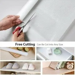 Soleil Rolls Kitchen Drawer Mat,Refrigerator Mat Shelf Mat Non-Slip EVA Drawer Bottom Mat Drawer Mat For Cupboard,Drawer,Refrigerator,Kitchen,Table Cabinets (White) 8 Soleil Rolls Kitchen Drawer Mat,Refrigerator Mat Shelf Mat Non-Slip EVA Drawer Bottom Mat Drawer Mat For Cupboard,Drawer,Refrigerator,Kitchen,Table Cabinets (White) -Faucet Shop 100158713 4
