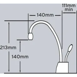 InSinkErator GN1100 Boiling Hot Water Kitchen Tap Chrome Neo Tank -Faucet Shop 10033590 4