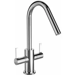 Bristan Cashew Mono Kitchen Sink Mixer Tap Double Lever Modern EasyFit Chrome
