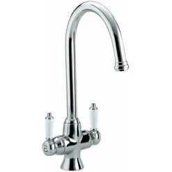 Bristan Renaissance Mono Kitchen Sink Mixer Tap Easyfit Double Lever Chrome