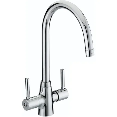 Bristan Monza EasyFit Mono Kitchen Sink Mixer Tap Dual Handle - Chrome 1 Bristan Monza EasyFit Mono Kitchen Sink Mixer Tap Dual Handle - Chrome