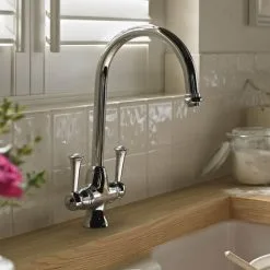Bristan Sentinel Easyfit Kitchen Sink Mixer Tap - Brushed Nickel