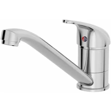 Essentials Modern Monbloc Kitchen Sink Mixer Tap Single Lever Swivel Spout Chrome Faucet 4 Essentials Modern Monbloc Kitchen Sink Mixer Tap Single Lever Swivel Spout Chrome Faucet - Image 4