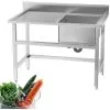 Livingandhome Domestic Commercial Stainless Steel Kitchen Sink With Platform