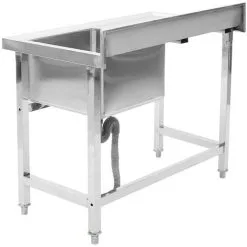 Livingandhome Domestic Commercial Stainless Steel Kitchen Sink With Platform -Faucet Shop 27209026 4