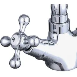 BUYAPARCEL French Classic Traditional Mono Kitchen Sink Basin Mixer Tap Chrome Swivel Spout -Faucet Shop 28999158 3