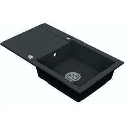 Schon Arola Obsidian Black 1.0 Bowl Reversible Kitchen Sink