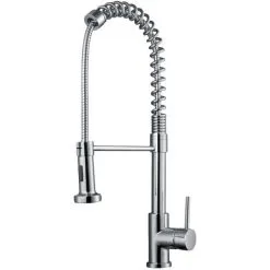 NESHOME Modern Design Kitchen Sink Chrome Single Lever Pull Out Spray Mono Mixer Tap -Faucet Shop 33535515 4