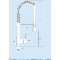 NESHOME Modern Design Kitchen Sink Chrome Single Lever Pull Out Spray Mono Mixer Tap -Faucet Shop 33535515 5