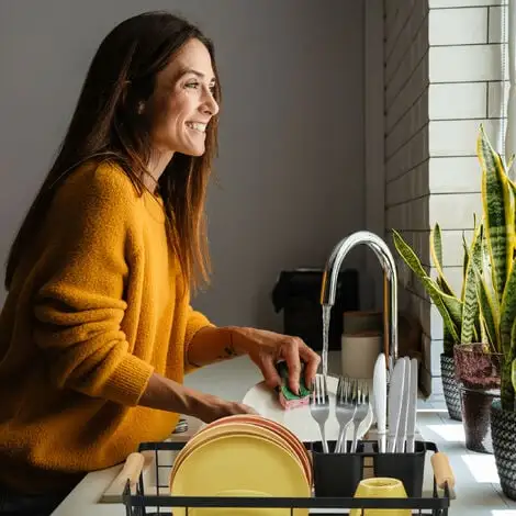 Relaxdays Dish Drainer With Drip Tray & Cutlery Basket, Kitchen Draining Rack, Plate Rack, Drying Rack In Black 3 Relaxdays Dish Drainer With Drip Tray & Cutlery Basket, Kitchen Draining Rack, Plate Rack, Drying Rack In Black - Image 3