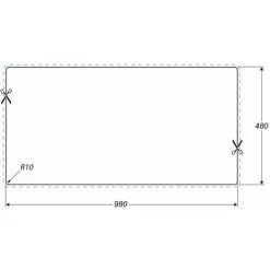 Rangemaster Andesite Kitchen Sink 1.5 Bowl White Granite Inset Reversible Waste 7 Rangemaster Andesite Kitchen Sink 1.5 Bowl White Granite Inset Reversible Waste -Faucet Shop 35962025 4