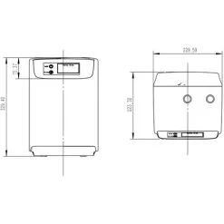 GRAVITY BATHROOMS Chrome Instant Hot Boiling Water Kitchen Tap 3 In 1 Cold Hot Water Filter WRAS -Faucet Shop 37105865 5