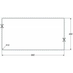 Rangemaster Andesite Kitchen Sink 1.5 Bowl Black Granite Inset Reversible Waste 7 Rangemaster Andesite Kitchen Sink 1.5 Bowl Black Granite Inset Reversible Waste -Faucet Shop 38107161 4
