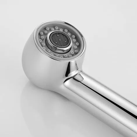 Devenirriche Hand Shower Kitchen Tap 2 Jets Shower Head Replacement Hand Shower For Kitchen Mixer Tap, Chrome Chrome 5 Devenirriche Hand Shower Kitchen Tap 2 Jets Shower Head Replacement Hand Shower For Kitchen Mixer Tap, Chrome Chrome - Image 5