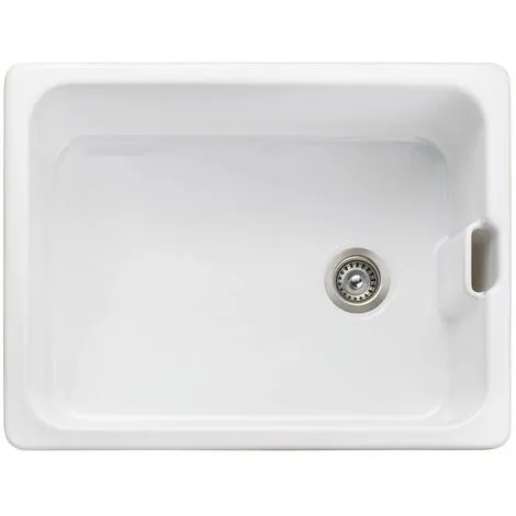 Rangemaster Farmhouse Belfast Kitchen Sink Single Bowl Ceramic White FREE Wastew 3 Rangemaster Farmhouse Belfast Kitchen Sink Single Bowl Ceramic White FREE Wastew - Image 3