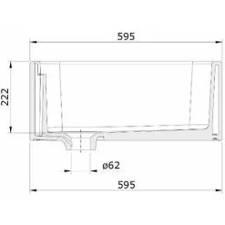 Rangemaster Farmhouse Belfast Kitchen Sink Single Bowl Ceramic White FREE Wastew 9 Rangemaster Farmhouse Belfast Kitchen Sink Single Bowl Ceramic White FREE Wastew -Faucet Shop 48410005 5