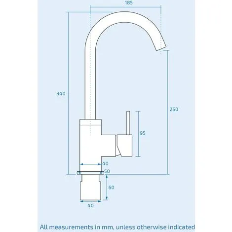 NESHOME Contemporary Matte Black Kitchen Single Lever Mixer Tap With Diffuser And 360 Swivel Spout 5 NESHOME Contemporary Matte Black Kitchen Single Lever Mixer Tap With Diffuser And 360 Swivel Spout - Image 5