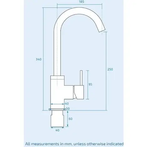 NESHOME Modern Style Brushed Brass Kitchen Sink Single Lever Mixer Tap With Diffuser And 360 Swivel Spout 5 NESHOME Modern Style Brushed Brass Kitchen Sink Single Lever Mixer Tap With Diffuser And 360 Swivel Spout - Image 5