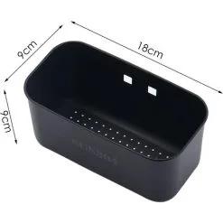 OSQI Sink Filter Tray, Filter Basket For Sinks, Stainless Steel 304 Multifunctional Kitchen Strainer, Sink Organiser, Filter Baskets, Colander Over The Spool For Dishes, Fruit, Vegetables (Black) -Faucet Shop 58225883 4