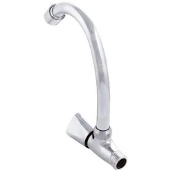 Greenice Brass / Zinc Kitchen Faucet, Chrome, Cold Water, High Spout, Single Lever [QLI-FA-1282] (QLI-FA-1282) -Faucet Shop 58514502 5