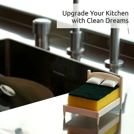 OSQI Kitchen Sponge Holder - Plastic Dish Sponge Holder For Kitchen Sink, Fits Any Standard Size Scrubby - Kitchen Sink Organiser, Decor, And Unique Gift Idea - Sponge Included 5 OSQI Kitchen Sponge Holder - Plastic Dish Sponge Holder For Kitchen Sink, Fits Any Standard Size Scrubby - Kitchen Sink Organiser, Decor, And Unique Gift Idea - Sponge Included - Image 5