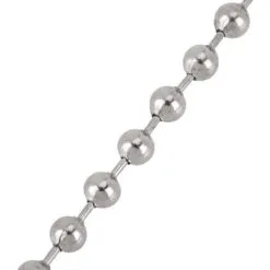 PrimeMatik - Chromed Ball Chain For Kitchen Or Bathroom Drain Plug With 25cm Rings 8 PrimeMatik - Chromed Ball Chain For Kitchen Or Bathroom Drain Plug With 25cm Rings -Faucet Shop 60312380 4