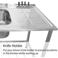 KuKoo Catering Sink Stainless Steel Kitchen Commercial Restaurant -Faucet Shop 60469558 3