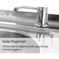 KuKoo Catering Sink Stainless Steel Kitchen Commercial Restaurant -Faucet Shop 60469558 5