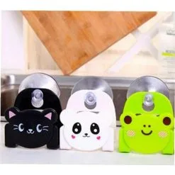 EINEMGELD Sponge Sink Kitchen Holder Cartoon Suction Cup For Sink Caddy Organizer Bathroom Multi-Purpose Sink Rack -Faucet Shop 68106870 3