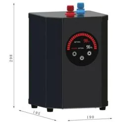 BUYAPARCEL Instant Boiling Water Tap Hot Water Tank 2.4L LED Digital Touch Screen Display -Faucet Shop 69669377 3