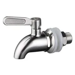 Faucet Shop 36 JOORRT 304 Stainless Steel Polished Finished Product, Replacement Beverage Dispenser Mouthpiece, Also Fits Berkey Gravity Filter Systems