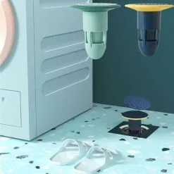 MODOU Smell Proof Shower Drain, 2 Pieces Anti-Clogging Floor Drain, Thick Odor Proof Square Shower Drain, For Drain Pipes, Exhaust Pipes, Ceiling Balcony, For Bathroom Garden -Faucet Shop 71420940 5