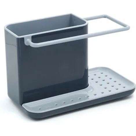MODOU Sink Storage, Holder For Sponge, Scraper, Brush, Dishwashing Liquid, Dishcloth, Small Model - Dark Gray 1 MODOU Sink Storage, Holder For Sponge, Scraper, Brush, Dishwashing Liquid, Dishcloth, Small Model - Dark Gray