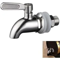 MODOU Stainless Steel Beverage Dispenser Replacement Tap For Home Keg Brewer Wine Beer Spigot Beverage Juice Dispenser -Faucet Shop 71424253 3