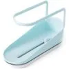 EINEMGELD Expandable Sink Rack For Sink Storage Basket Soap Dish Rack Suction Cup Dish Rack For Home Or Kitchen - Light Blue