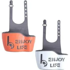 EINEMGELD Sponge Holder, Hanging Sink Basket, Hanging Baskets Drainer Rack Hanging Basket Plastic Sink Organizer For Kitchen Bathroom (White, Orange)