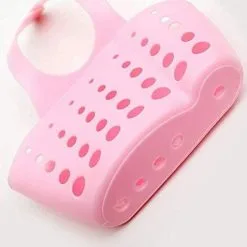 EINEMGELD Kitchen Sink Storage Drainer Sponge Holder Kitchen And Bathroom Sink Organizer Sink Rack Suction Cup Sink Storage Rack Soap, Brush, Washing Accessories -Faucet Shop 75329367 4