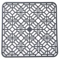 HEGUYEY Silicone Sink Mat, Silicone Sink Insert, Sink Insert 30 X 30 Cm, Sink Mat For Placing And Drying Cutlery And Environmentally Friendly In The Kitchen