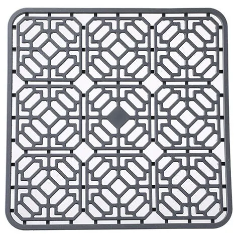 HEGUYEY Silicone Sink Mat, Silicone Sink Insert, Sink Insert 30 X 30 Cm, Sink Mat For Placing And Drying Cutlery And Environmentally Friendly In The Kitchen 1 HEGUYEY Silicone Sink Mat, Silicone Sink Insert, Sink Insert 30 X 30 Cm, Sink Mat For Placing And Drying Cutlery And Environmentally Friendly In The Kitchen