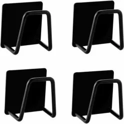 ECHOO Pieces Sponge Holder, Self Adhesive Sponge Holder, Waterproof Stainless Steel Sponge Holder, For Sponges, Brush, Pot Lid, Dish Towel