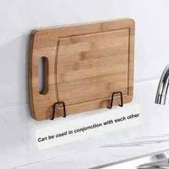 ECHOO Pieces Sponge Holder, Self Adhesive Sponge Holder, Waterproof Stainless Steel Sponge Holder, For Sponges, Brush, Pot Lid, Dish Towel -Faucet Shop 79303998 5