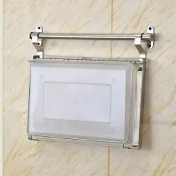 NAXUNNN Foldable Stainless Steel Wall Mounted Dish Rack 9 NAXUNNN Foldable Stainless Steel Wall Mounted Dish Rack -Faucet Shop 79351830 5