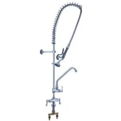 KuKoo Commercial Kitchen Catering Sink & Pre-Rinse Mixer Tap, RH -Faucet Shop 7994726 3