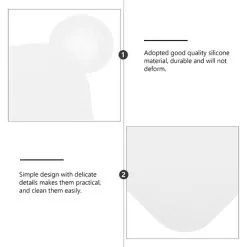 RHAFAYRE Shower Drain Stopper Hair Catcher Silicone Drain Covers Shower Drain Filter Silicone Hair Stopper For Bathroom Bathtub Kitchen 20x20cm -Faucet Shop 80799974 3