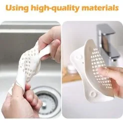 RHAFAYRE 2Pcs Hair Stopper Shower With Sucker Shower Hair Catchers Bath Plug Hair Catcher Silicone Shower Drain Covers Hair Catcher, Strainer Plug Trap Filter For Bathroom, Bathtub, Kitchen -Faucet Shop 80800011 4