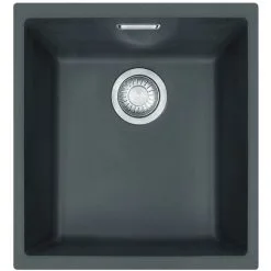 Franke Sirius SID110-34CB 1.0 Bowl Tectonite Undermount Black Kitchen Sink