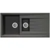 Liquida CU15GR 1.5 Bowl Composite Inset Reversible Grey Kitchen Sink