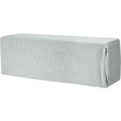 HEGUYEY Air Conditioner Cover 35-37 Inch Knit Stretch Dustproof Fabric For Wall Mounted Indoor Split Air Conditioner Cover, Light Gray