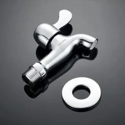 GTA Sink Wall Mixer (1/2 '', Cold Water), Outdoor / Garden, Brass / Chromed Faucet -Faucet Shop 85876612 4