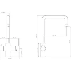 Liquida EBT311BR 3 In 1 Brushed Brass Instant Hot Water Kitchen Tap -Faucet Shop 87110682 4